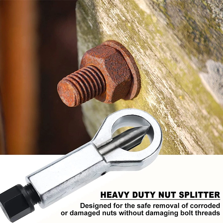 4PCS Nut Splitter Remover Extractor Tool Sets